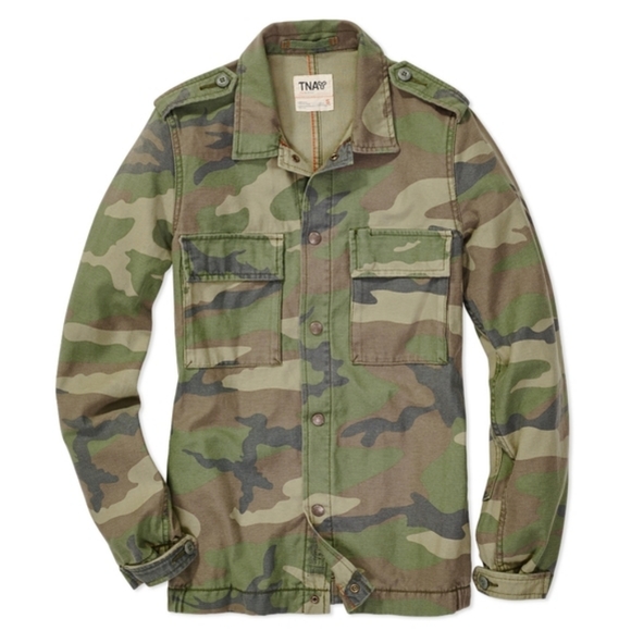 TNA Camo Button Down Shirt Jacket - Picture 13 of 13